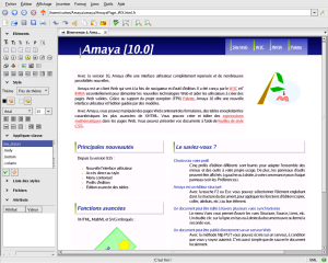 Amaya editor web