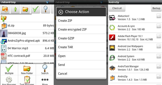 ZIP RAR en Android