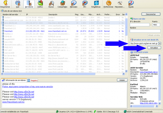 Servidores eMule