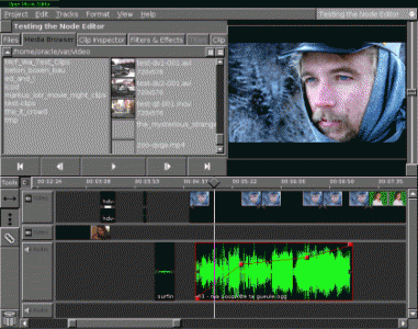 Open Movie Editor - Editor de vídeos open source.