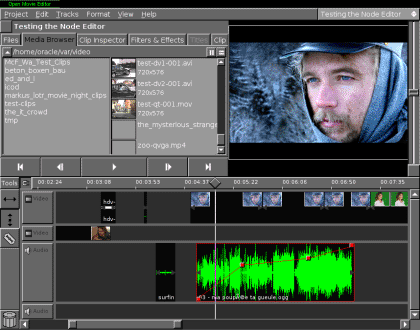 video editing software mov
 on Open Movie Editor  Editor de v�deos open source.