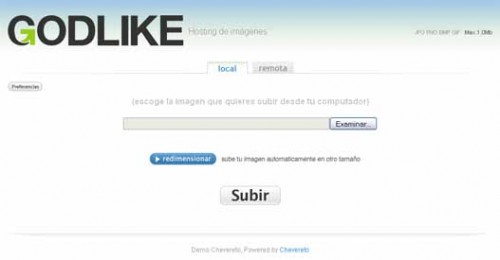 Script para crear un hosting de imágenes