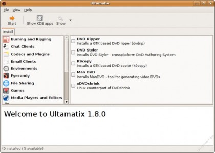 Ultamatix instala y desinstala en Ubuntu facilmente.