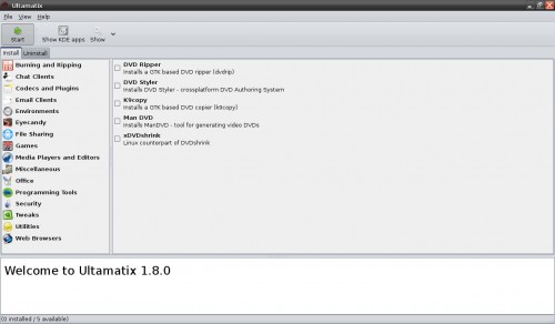 Ultamatix - Instalar y desinstalar programas en Ubuntu facilmente