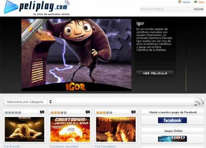 Ver peliculas en linea con peliplay