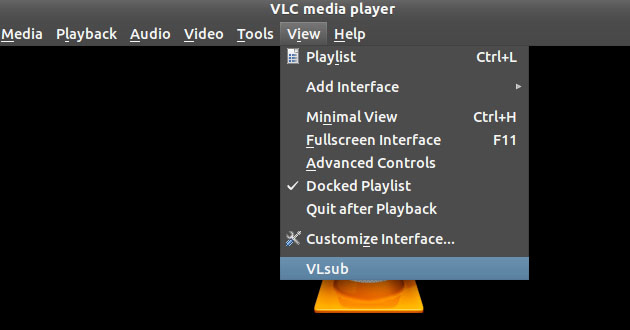 Descargar subtitulos con VLC