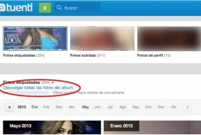 Descargar todas las fotos de Tuenti