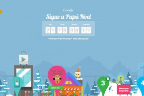 Google sigue a Papá Noel