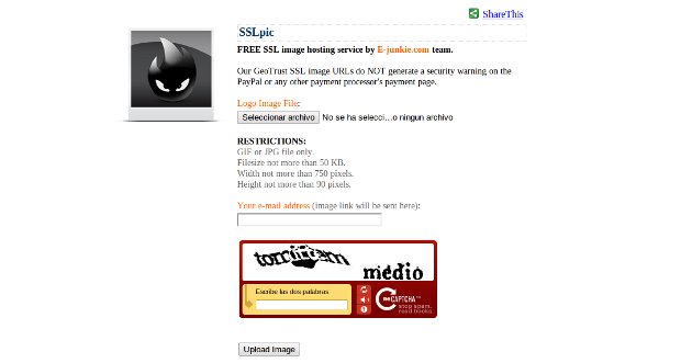 SSLpic subir imagenes bajo ssl