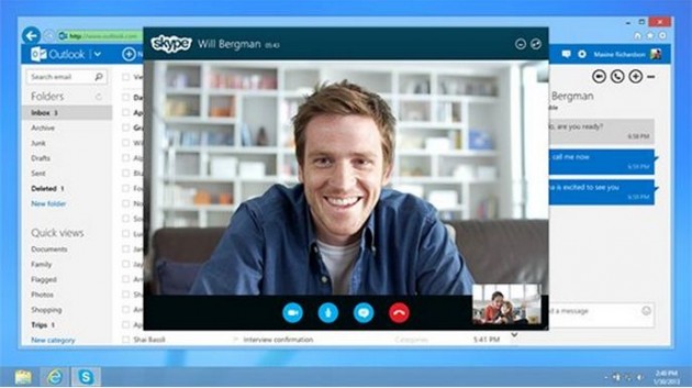 Skype en Outlook