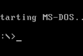 Starting MS-DOS