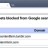 Ayuda a Google bloqueando contenido