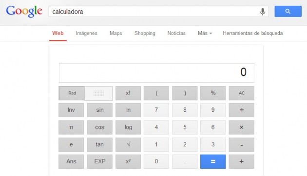 calculadora Google