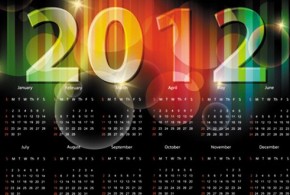 calendario 2012 vectorizado