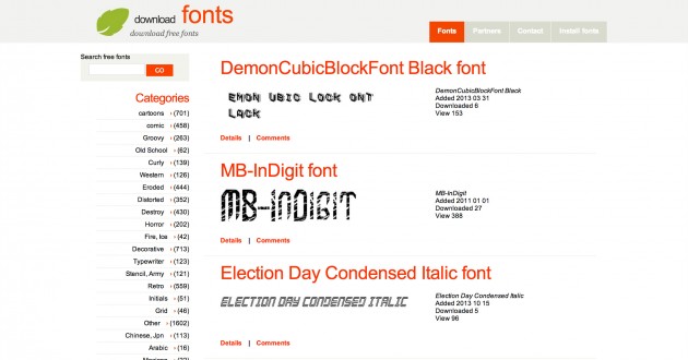 download free fonts