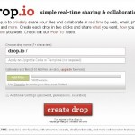 drop.io – Compartir archivos de forma diferente.