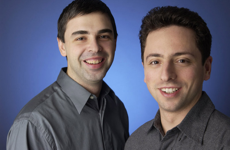 larry page y sergey brin