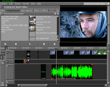 Open Movie Editor - Editor de vídeos open source.
