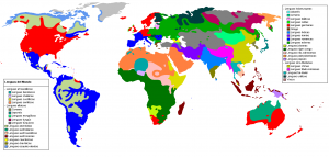 mapa lenguas del mundo